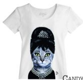 t-shirt Gatinha de Luxo