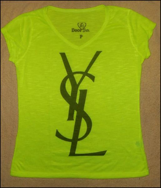 T-shifts YSL neon